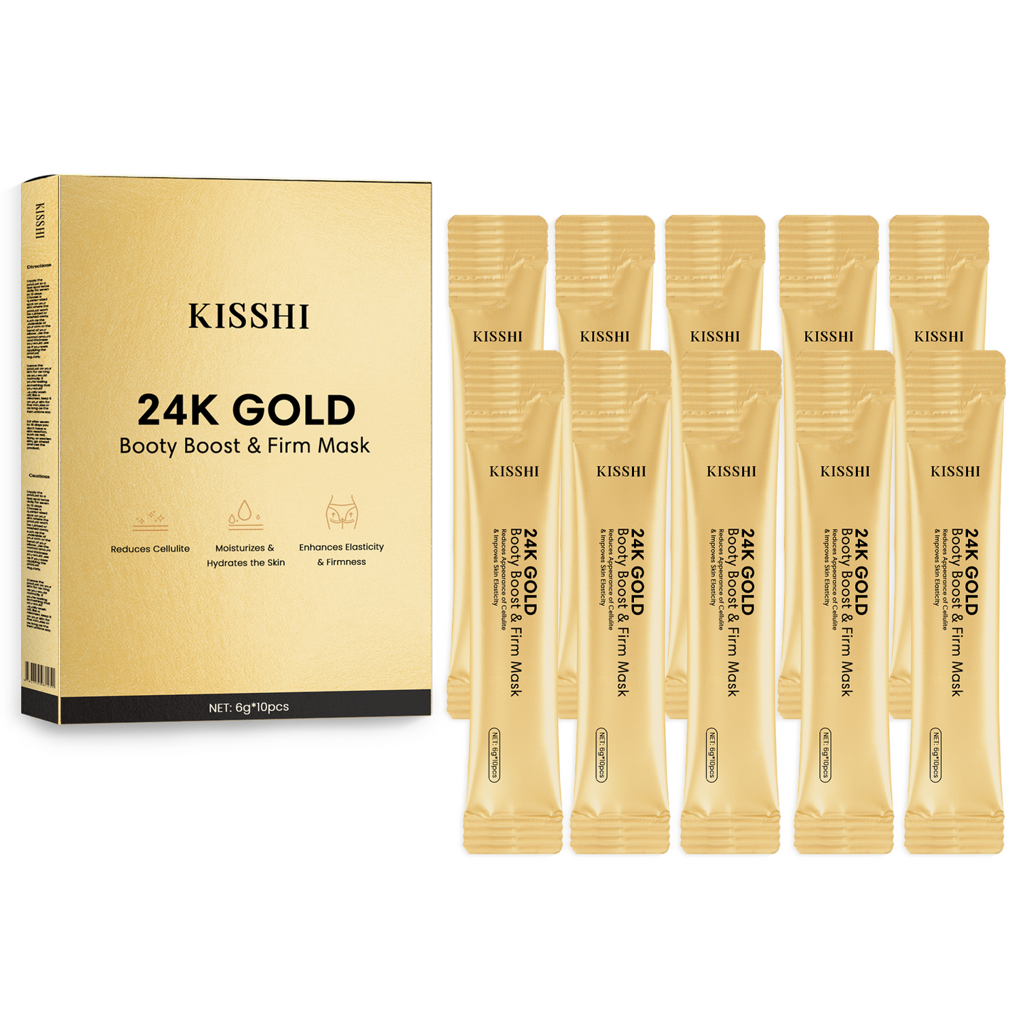 KISSHI™ 24K Gold Booty Boost & Firm Mask